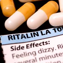 Ritalin (methylfenidát, slangově rids, lentilky, bonbónky, dětský kokain, vitamín R, kola, smarties) je stimulační lék používající se na léčbu poruch pozornosti a na léčbu obezity.